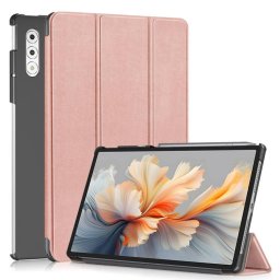 LEATHER Csuklós burkolat Lenovo Yoga Tab Plus rózsaszínhez