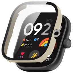 PC FULL COVER Műanyag borítás üveggel Xiaomi Redmi Watch 5 bézs