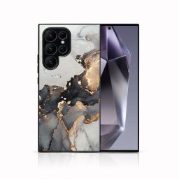 MY ART Védőburkolat a Samsung Galaxy S24 Ultra 5G GREY MARBLE (140)
