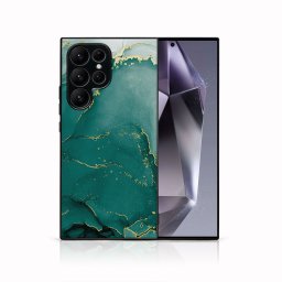 MY ART Védőburkolat a Samsung Galaxy S24 Ultra 5G GREEN MARBLE (145)