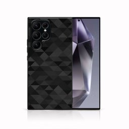 MY ART Védőburkolat a Samsung Galaxy S24 Ultra 5G BLACK TRIANGLES (232)