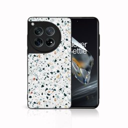 MY ART Védőburkolat: OnePlus 12 GREY TERRAZZO (163)