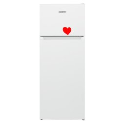 HOMEFORT HHSF2212W Felülfagyasztós hűtőszekrény E Energiaosztály, Hűtő: 171L, Fagyasztó: 42L, Nofrost nélkül, Zajszint: 41 dB, Szél: 54 cm, Mag: 145 cm, Mély: 57 cm, Digitális kijelző nélkül