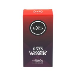 EXS Mixed - óvszer - vegyes ízű (12db)