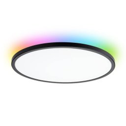 Optonica állítható mennyezeti lámpa RGB háttérfénnyel 32W 54cm 2560lm fekete 2943