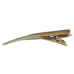Hair Power fényes arany hajcsipesz HP397, 8 cm
