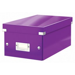 LEITZ Click&Store DVD doboz, lila