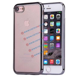 Védőburkolat Apple iPhone 7 / iPhone 8 METALLIC fekete