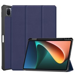 LEATHER Flip esetben Xiaomi Pad 5 / Xiaomi Pad 5 Pro sötétkék