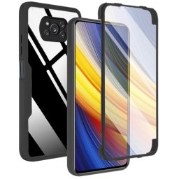 DUAL Kétoldalas borítás fóliával Xiaomi Poco X3 NFC / X3 Pro fekete