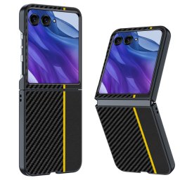 CARBON Védőburkolat a Motorola-hez Razr 50 Ultra sárga