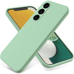 RUBBER Védőburkolat Samsung-hoz Galaxy S24 FE 5G zöld