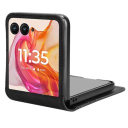 LITCHI Védőburkolat Motorola Razr 50 Ultra fekete