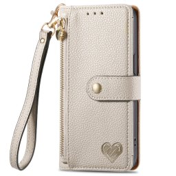 HEART Tárcatáska Motorola Moto-hoz G75 5G szürke
