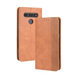 BUSINESS Pénztárca tok LG K41s / K51s barna