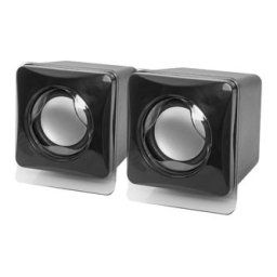 Defender Speakers SPK-35, 2.0, 5W, fekete, kompakt méretben