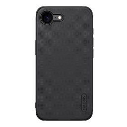 NILLKIN SUPER FROSTED PRO műanyag telefonvédő (ütésállóság, gumírozott, érdes felület) FEKETE Apple iPhone 16e