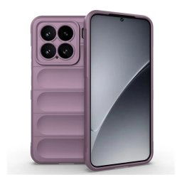 Szilikon telefonvédő (ütésállóság, kameravédő, 3D) LILA Xiaomi 15