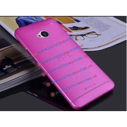 Ultravékony plastový kryt HTC One M7 ružový