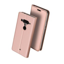 DUX Knižkové puzdro HTC U12 Plus ružové