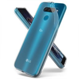 Szilikon burkolat LG Q60 / LG K50 átlátszó