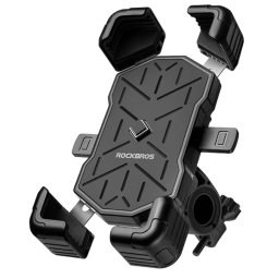 ROCKBROS RUGGED Kerékpáros okostelefon tartó 7,2"-ig fekete