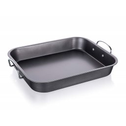 Tepsi füllel 42296 cm tapadásmentes fekete W00121