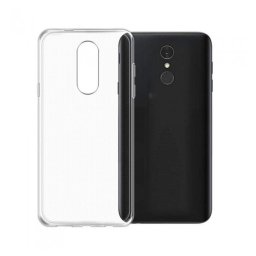 Silikónový obal LG Q7 priehľadný