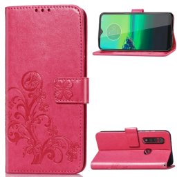 ART Peňaženkový obal Motorola Moto G8 Play FLOWERS ružový