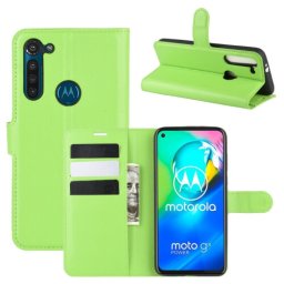 LITCHI Pénztárcavédő Motorola Moto G8 Power zöld