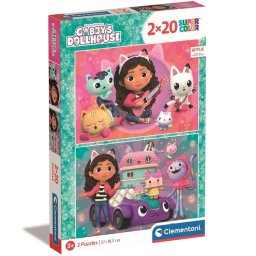 Gabi babaháza Cat-world 2x20 db-os puzzle Clementoni