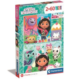 Gabi babaháza Meadow 2x60 db-os puzzle Clementoni