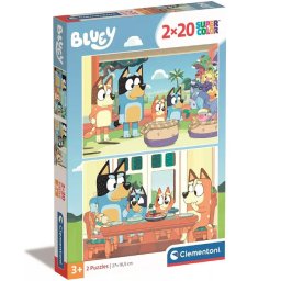 Bluey Family Time 2x20 db-os puzzle Clementoni