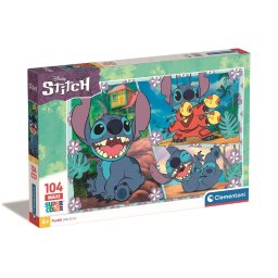 Disney Lilo és Stitch, A csillagkutya Plasma Blaster 104 db-os maxi puzzle Clementoni