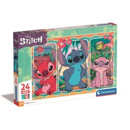 Disney Lilo és Stitch, A csillagkutya Evile 24 db-os maxi puzzle Clementoni