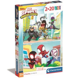 Pókember Spidey 2x20 db-os puzzle 2x20 db-os puzzle Clementoni