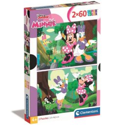 Disney Minnie Cuckoo-Loca and Figaro 2x60 db-os puzzle Clementoni