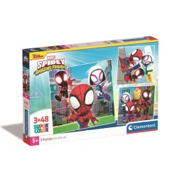 Pókember Spidey 3x48 db-os puzzle Clementoni