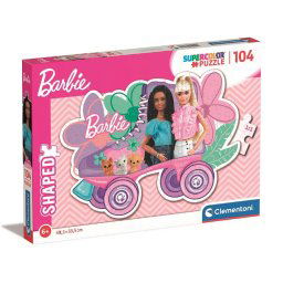 Barbie Roller Skate 104 db-os forma puzzle Clementoni