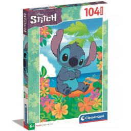 Disney Lilo és Stitch, A csillagkutya Tropical 104 db-os forma puzzle Clementoni