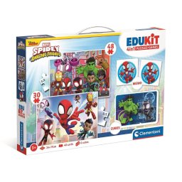 Pókember Spidey 4 az 1-ben játékgyűjtemény - Clementoni