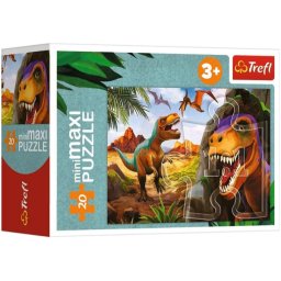 Dinosaurusok minimaxi Puzzle 20 db-os T-Rex Trefl