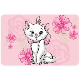 Disney Marie Pink Flower tányéralátét 43x28 cm