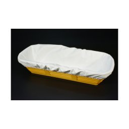 Műanyag kenyér kelesztő szakajtó 36x16x8 cm ovális veknis ÉS szakajtó ruha