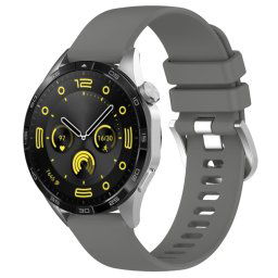 SILICONE Cserélhető szíj Huawei-hoz Watch GT 5 Pro 46mm sötétszürke