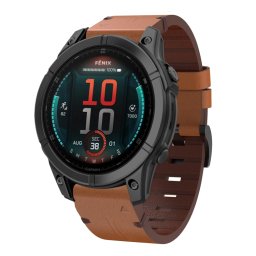 SYNTHETIC Szíj Garmin Fenix® 8-hoz 43mm sötétbarna