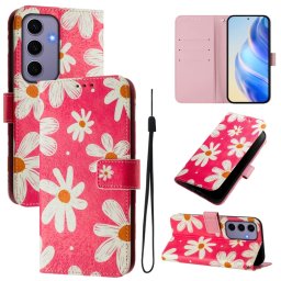 ART Tárcahuzat a Samsung-hoz Galaxy S24 5G PINK DAISY