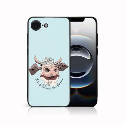 MY ART Védőburkolat Apple iPhone 16e HAPPY COW (181)