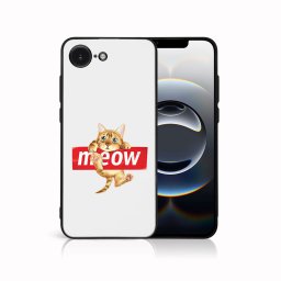 MY ART Védőburkolat Apple iPhone 16e MEOW (183)