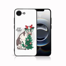 MY ART Karácsonyi kivitelű borító Apple iPhone 16e VIDÁM CHRISTMAS (074)